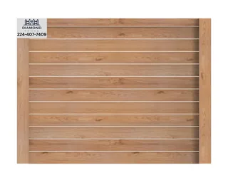 Wood style: Privacy Horizontal